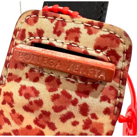 Bottega Veneta Mini Leopard Red Beige Hobo Shoulder Bag - Picture 3 of 11